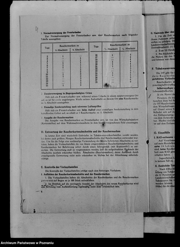 Obraz 8 z jednostki "Okólniki Bewirtschaftung von Tabakwaren"