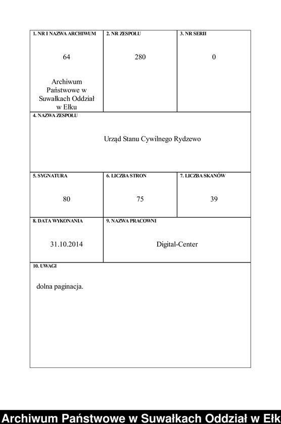 image.from.unit.number "C 2. Sterbe=Register (Neben=Register) Standesamt Rydzewen"