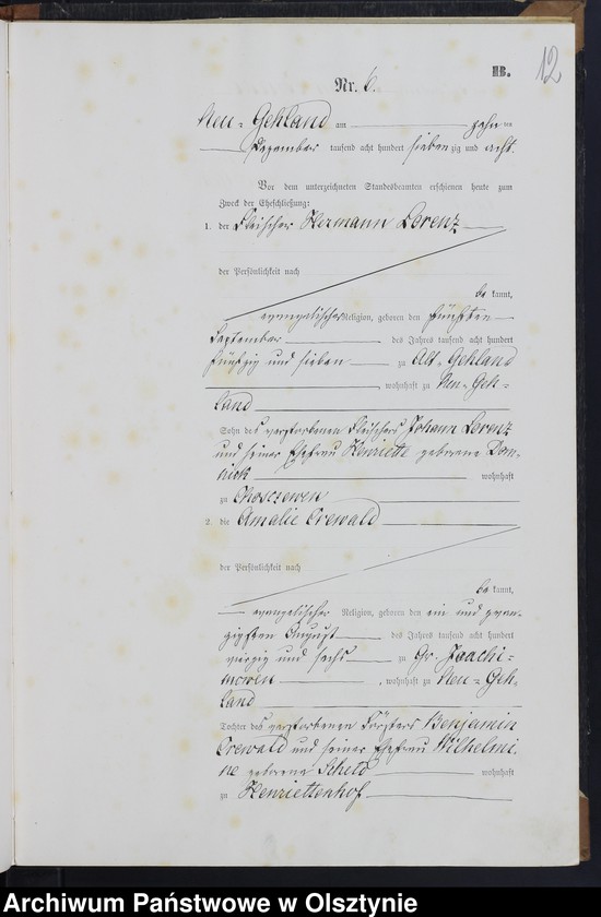 image.from.unit.number "Heiraths-Haupt-Register Nr 1 - 7"