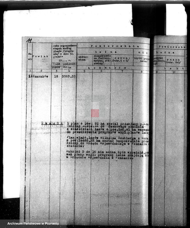 image.from.unit.number "Sprawozdanie z działalności organów ochrony lasów za rok 1934"