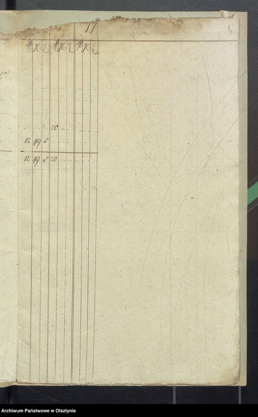 image.from.unit.number "Kobultische Kirchen Jahres Rechnung über Einnahme und Ausgabe Geld"
