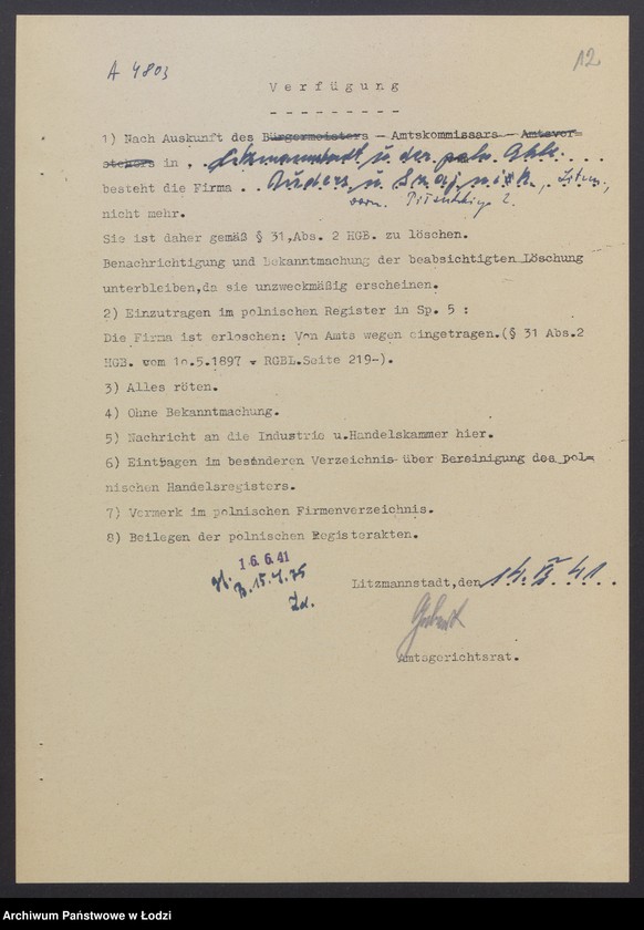 Obraz 14 z jednostki "Anders i Szajnik - pralnia chemiczna i farbiarnia garderoby"