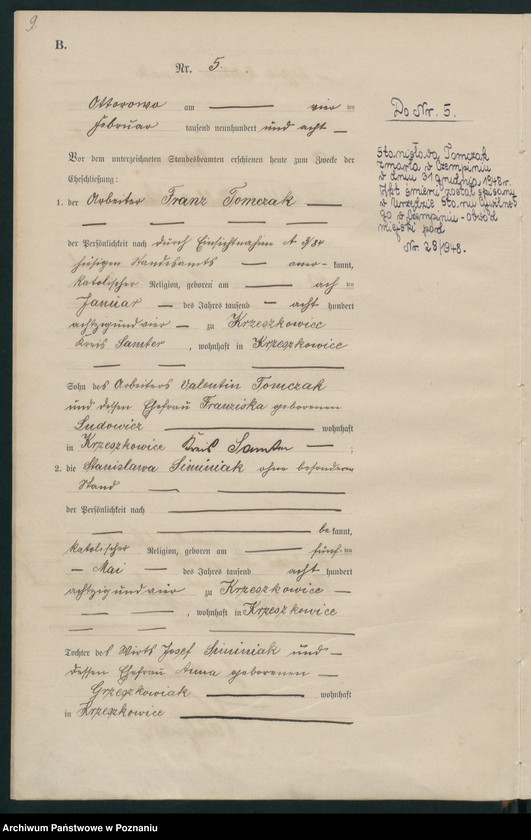 Obraz 12 z jednostki "Heirats-Haupt-Register"