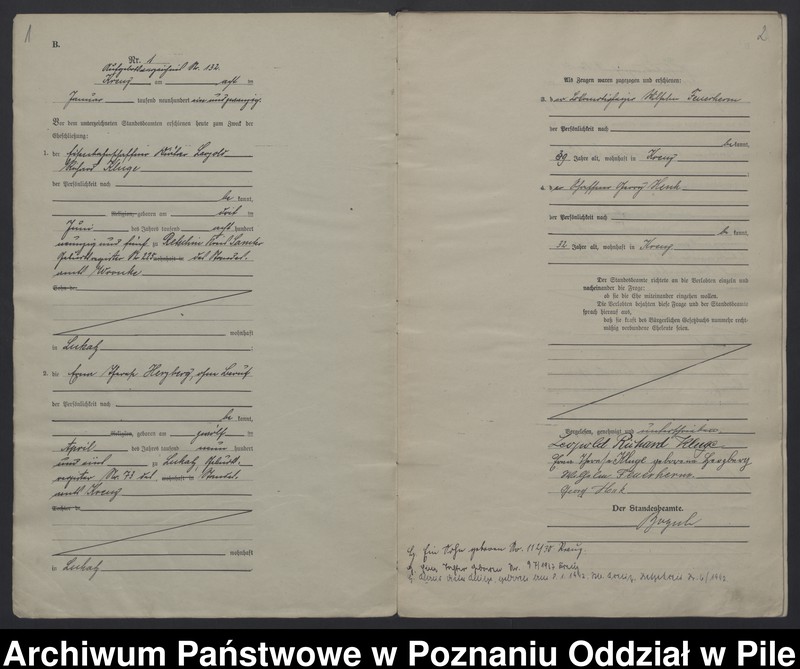 Obraz 4 z jednostki "Księga małżeństw"