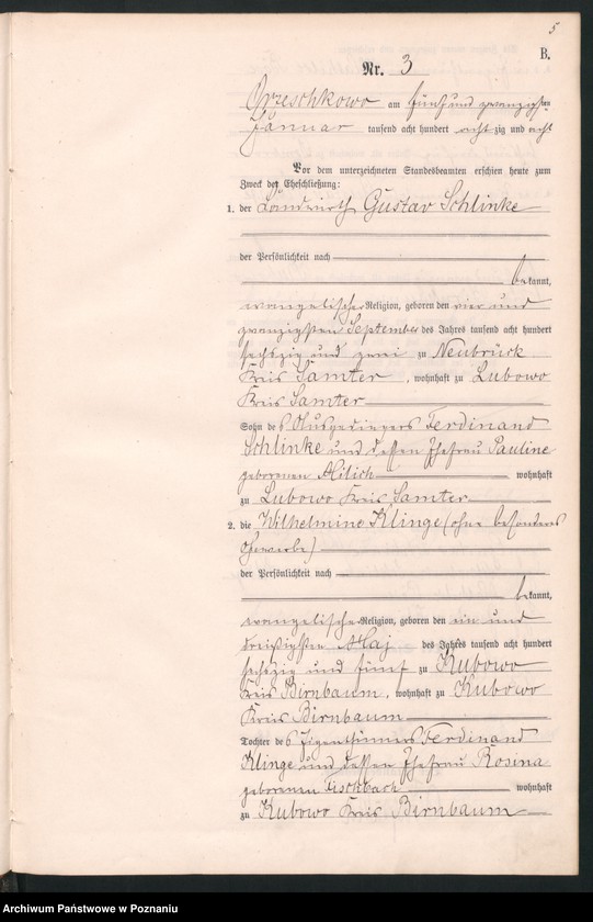 Obraz 8 z jednostki "Księga małżeństw"