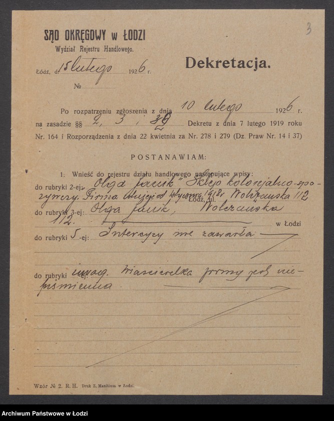 Obraz 5 z jednostki "Olga Janik – sklep kolonialno- spożywczy"