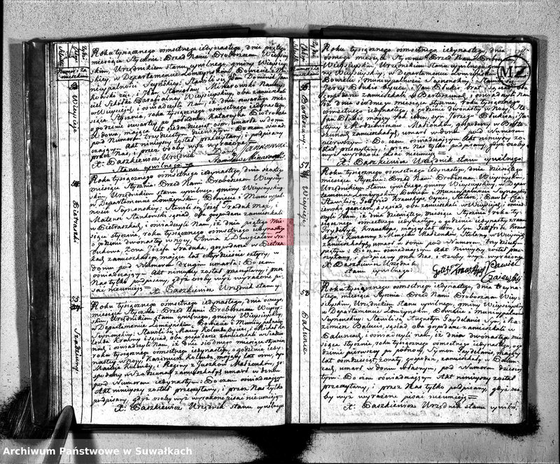 image.from.unit.number "Akta zeszłych gminy wieysieyskiey od 1-go maja 1810"