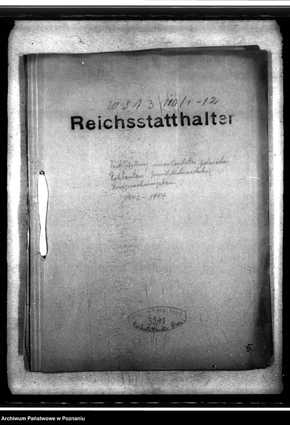 Obraz 4 z jednostki "Fertigstellung unvollendeter polnischer Rohbauten. Grundstücksverkher. Kriegswohnungsbau"