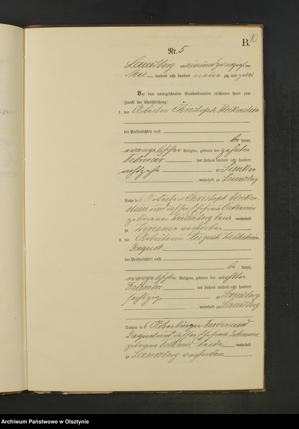 image.from.unit.number "Heiraths-Neben-Register Nr 1 - 16"