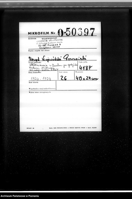 Obraz 2 z jednostki "Mleczarnia w Borku pow. Gostyński – Antoni Kuleczka nr woj. kotła 5967"