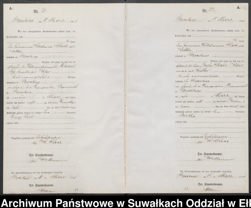 image.from.unit.number "[Geburts-Neben-Register des Preussischen Standes-Amtes Angerburg Kreis Angerburg] Nr1-Nr120"