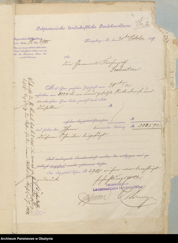 image.from.unit.number "Beläge zur Rechnung der Kirchenkasse Seehesten"