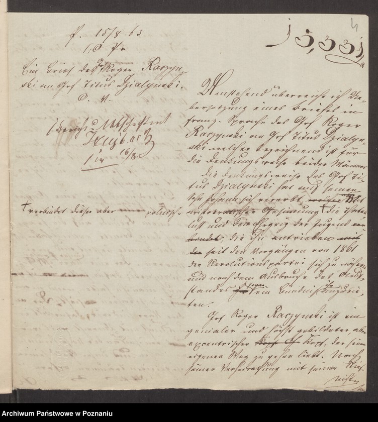 Obraz 8 z jednostki "A. betr. Grafen Roger Raczyński und Eduard"