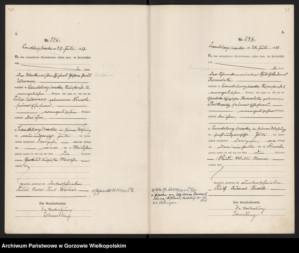 Obraz 18 z jednostki "Geburts Register t. 2 (517-961)"