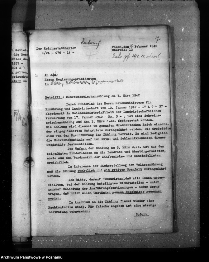 Obraz 11 z jednostki "Viehzählung (korespondencja, formularze)"