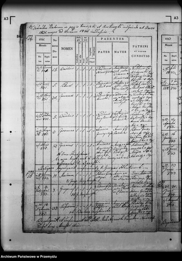 Obraz 18 z jednostki "[Kopie ksiąg metrykalnych parafii Myślatycze (dekanat Mościska)]"