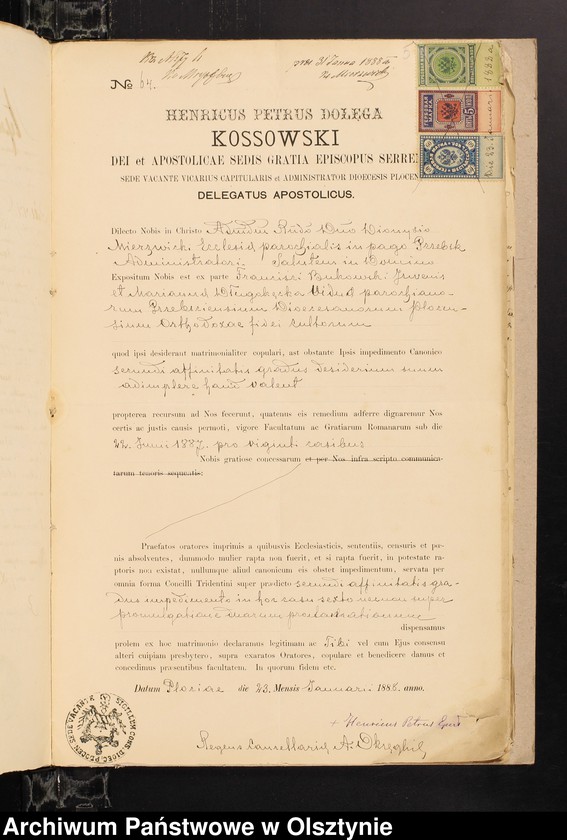 image.from.unit.number "[Annexa do ślubów z Parafii Grzebskiej za 1888 rok]"