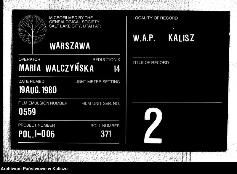 Obraz 1 z jednostki "[Księga małżeństw]"