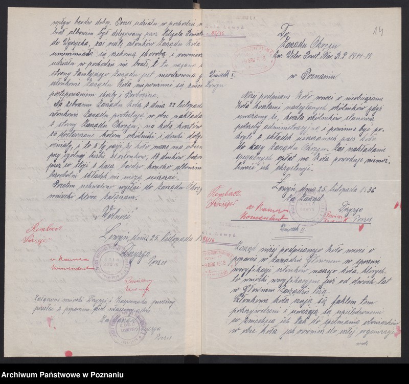 Obraz 18 z jednostki "Łowyń, powiat Międzychód - akta koła."