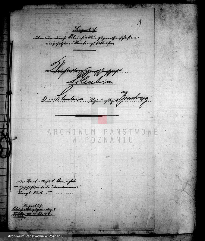 Obraz 5 z jednostki "Kleinsiedlungs Genossenschaft Schubin /Przymusowa administracja spółdzielni/"