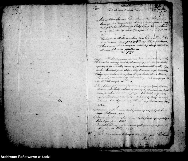 Obraz 14 z jednostki "Akta tyczące się urządzenia bielnika 1824"