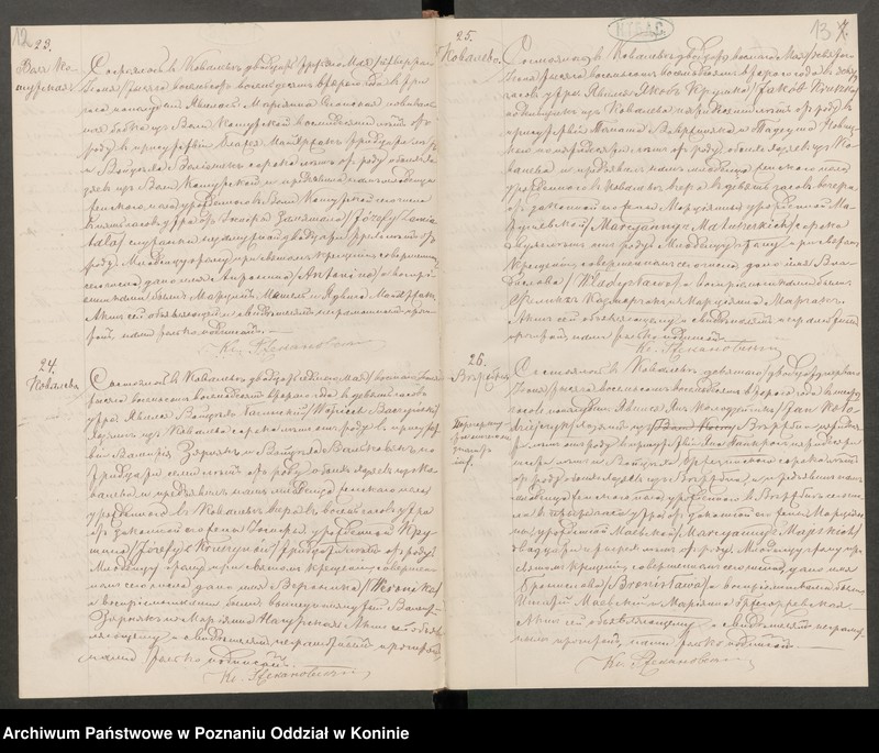 Obraz 9 z jednostki "Księga urodzeń, małżeństw, zgonów"