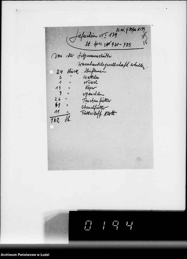 Obraz 20 z jednostki "Textil Waren Lieferscheine"