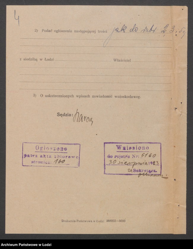 Obraz 6 z jednostki "Maks Hercberg – wyrób towarów wełnianych"