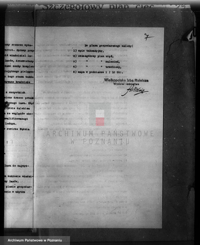 Obraz 11 z jednostki "Plan urządzenia gospodarstwa leśnego dla lasu majętności Zbąszyn-Perzyny powiat nowotomyski 1929-1939"