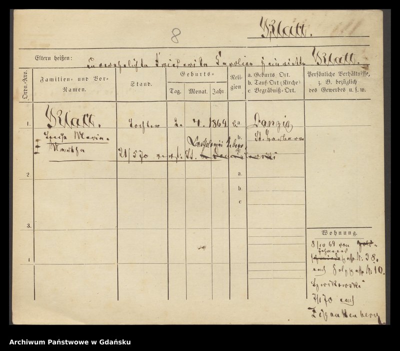 image.from.unit.number "Karty meldunkowe: Klatt Louis - Klawenka"