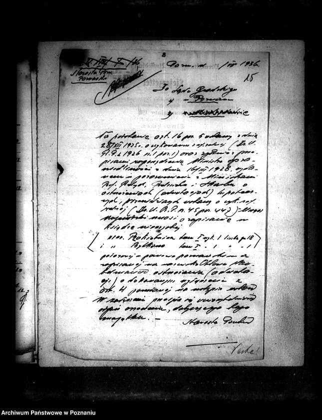 Obraz 20 z jednostki "Majątek Charcice i Izdebno powiatu międzychodzkiego i majątek Rokietnica powiatu poznańskiego wyłączenie z art.. 4 ustawy o reformie rolnej"