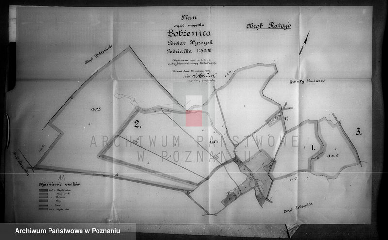 Obraz 15 z jednostki "Rejestr wyłączeń z art. 4 i 5 ustawy o wykonaniu reformy rolnej majątku Łobżenice powiatu wyrzyskiego"