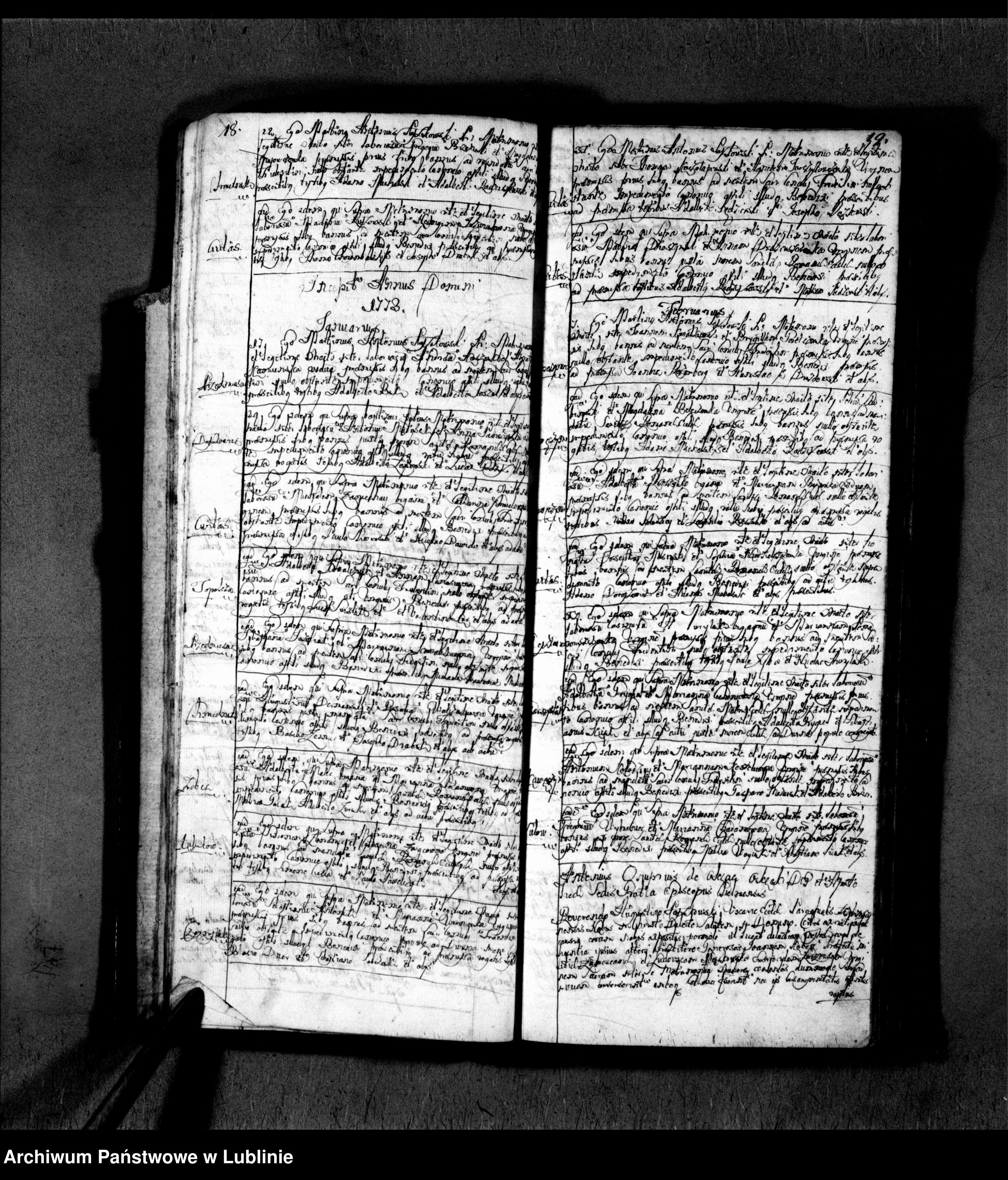 Skan z jednostki: Liber matrimonialium contrahentium