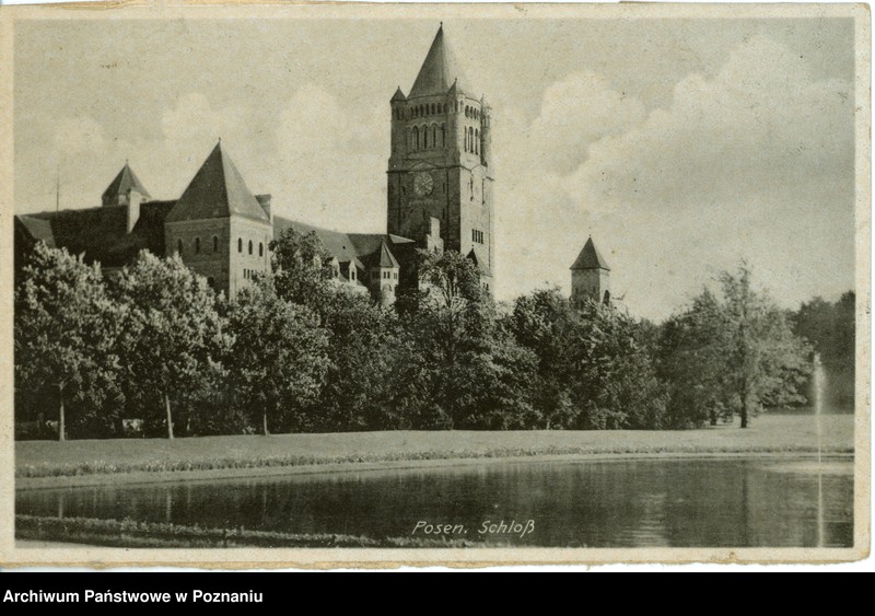 Obraz 1 z jednostki "Posen [Poznań] - Schloss [Zamek]"