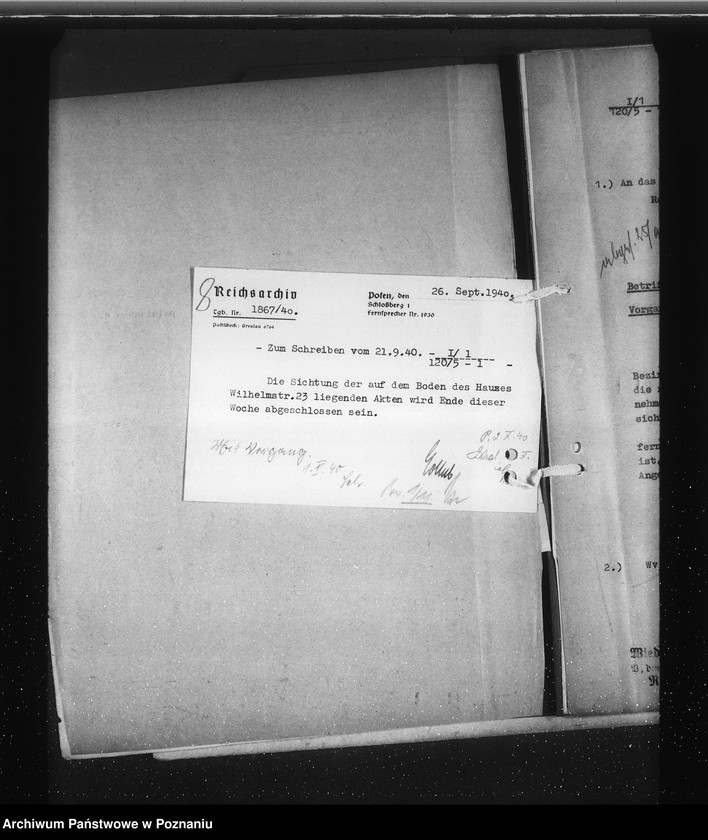 Obraz 12 z jednostki "Vorgänge über Makulatur"