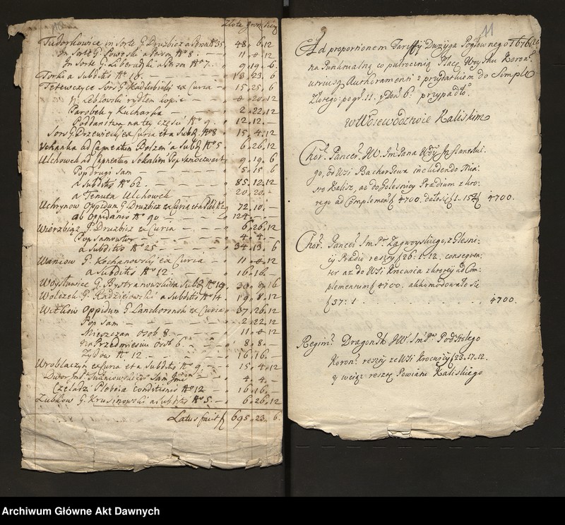 image.from.unit.number "Zbiór pism rozmaitych Wydziału Wojskowego tyczących, w. XVI - XVIII"