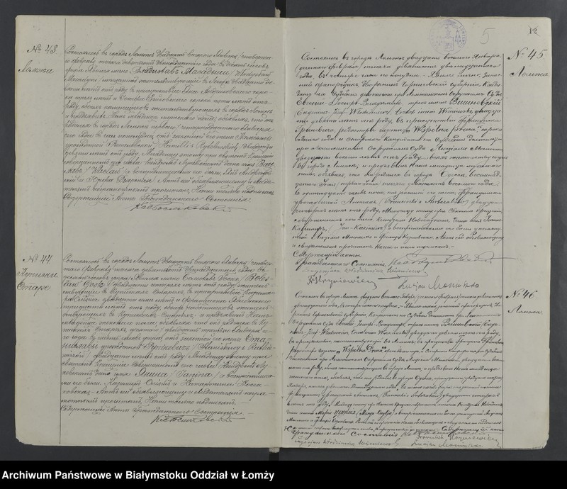 image.from.unit.number "Księga urodzeń, małżeństw i zgonów"