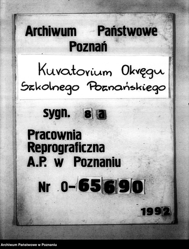Obraz 1 z jednostki "Akta dotyczące szkół średnich"