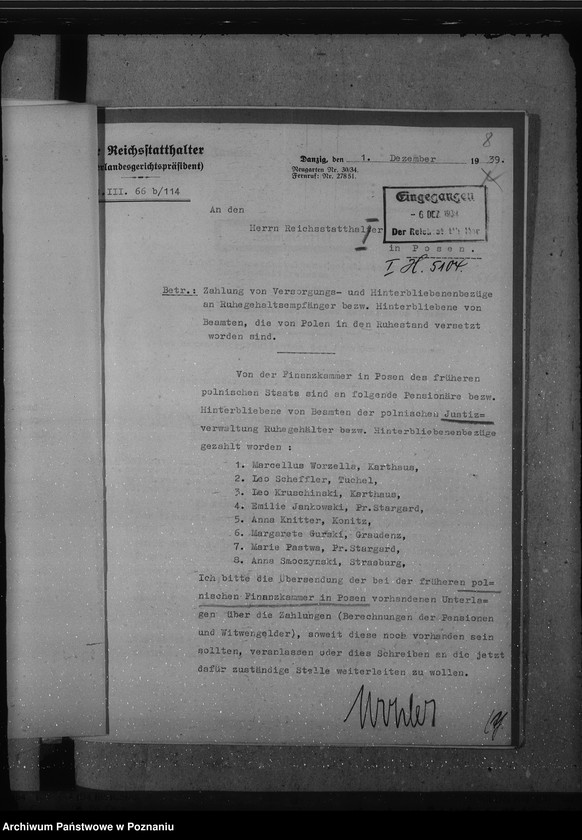 Obraz 13 z jednostki "Besoldungs- und Versorgungsbezüge"