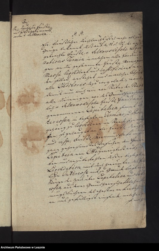 Obraz 5 z jednostki "[Akta zu dem Liquidationsprozess wieder der Fürstl. von Sułkowski