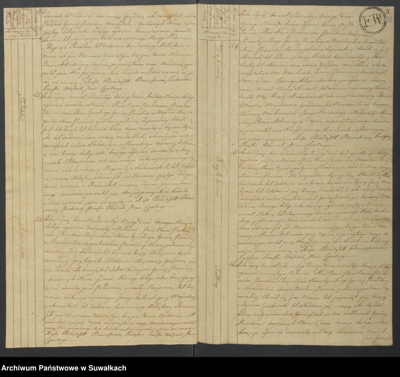 Obraz 13 z jednostki "Akta zeszłych gminy puńskiey od dnia 1 stycznia do 31 grudnia 1823 roku"