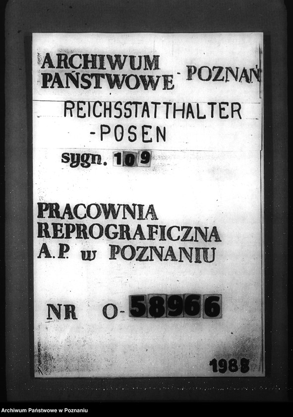 Obraz 1 z jednostki "Rozdzielnik korespondencji, okólników, zarządzeń itp."