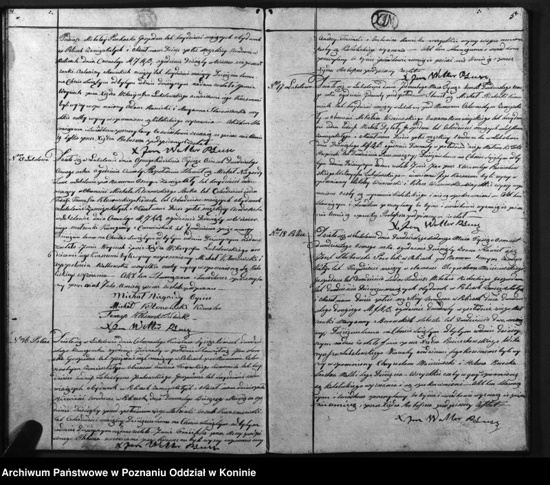Obraz 7 z jednostki "Księga aktów urodzenia, małżeństw i zejścia"