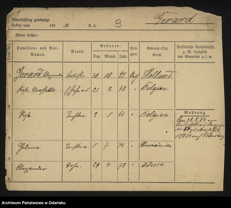 image.from.unit.number "Karty meldunkowe: Gerade - Gerguss"