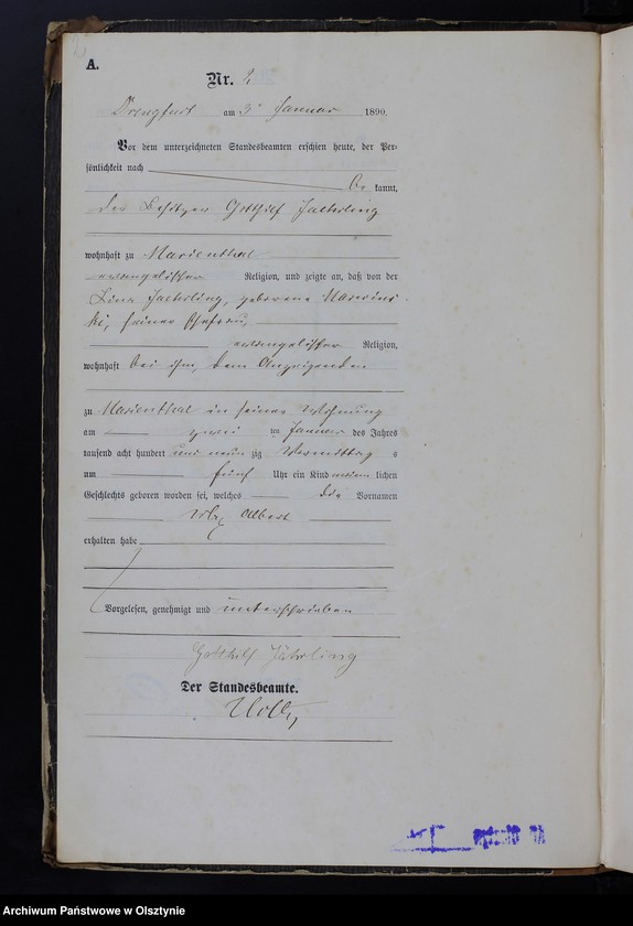 image.from.unit.number "Geburts-Haupt-Register Nr 1 - 162"