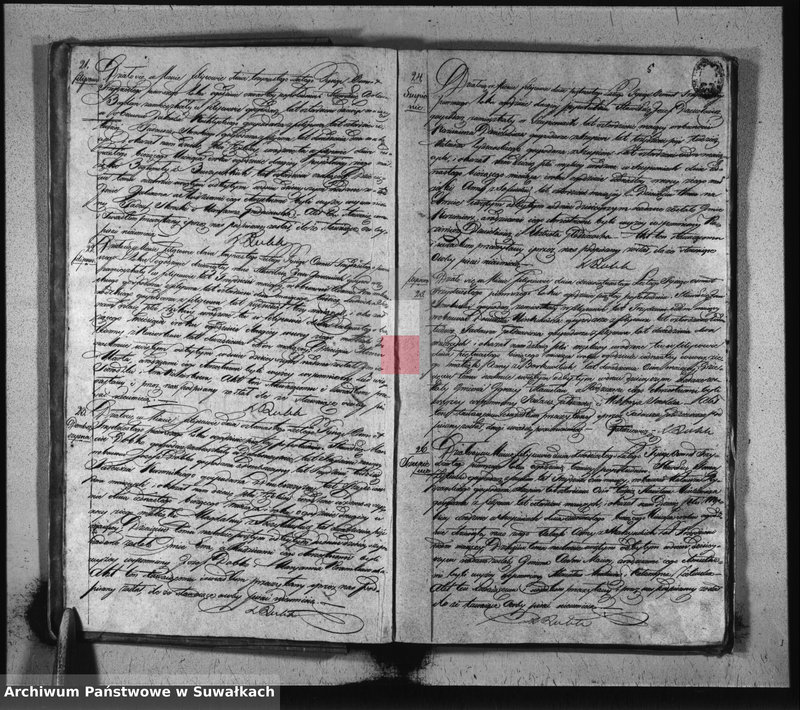 image.from.unit.number "Duplikat Aktów Urzędnika Stanu Cywilnego Parafij Filipowskiey z 1831 R."