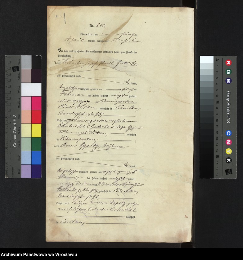 image.from.unit.number "Heiraths-Haupt-Register Breslau II 1907 Band 2"