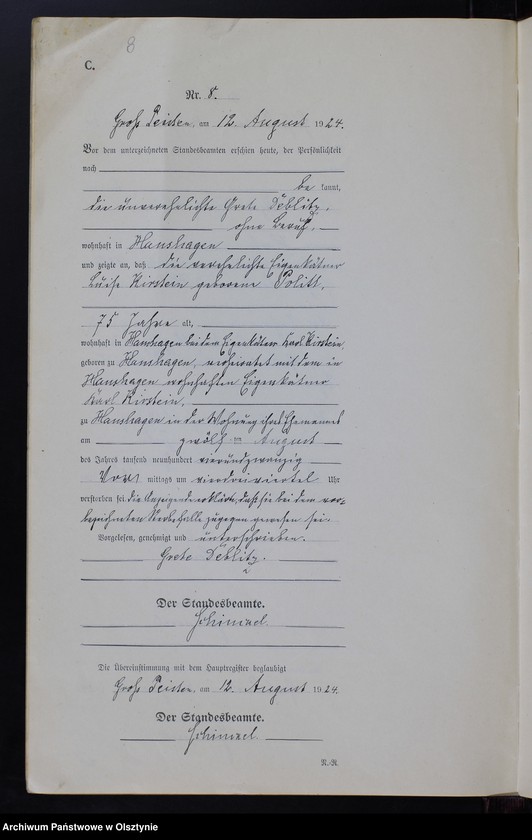 image.from.unit.number "Sterbe-Neben-Register Nr 1 - 14 [ Księga zgonów - wtóropis ]"