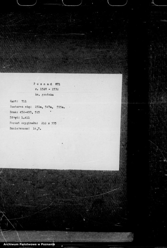 Obraz 2 z jednostki "Inscriptiones, relationes, decreta [inducta]"