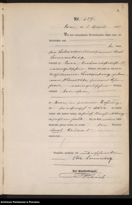 Obraz 10 z jednostki "Księga urodzeń t. II"